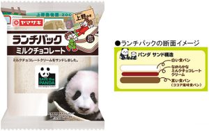 山崎製パン　ランチパック　シャンシャン　パンダ